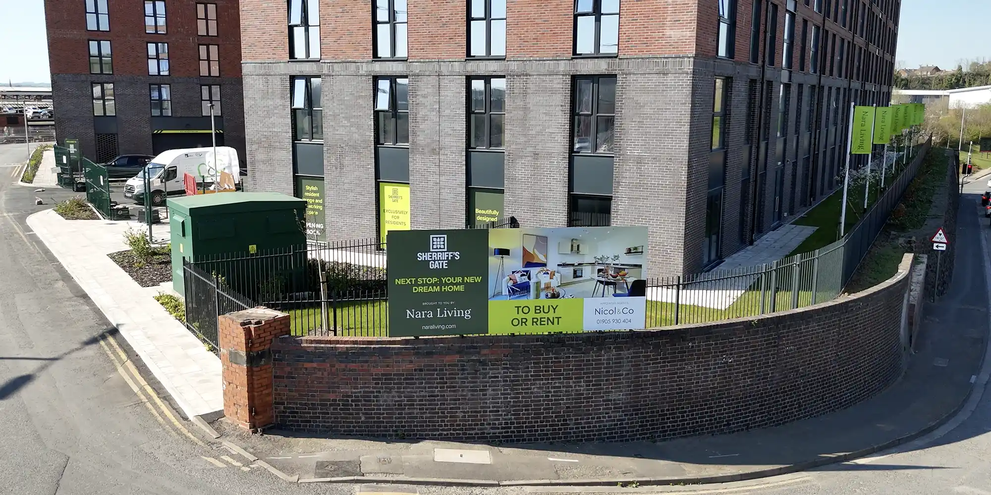 Nara Living - Sherriffs Gate Signage 1