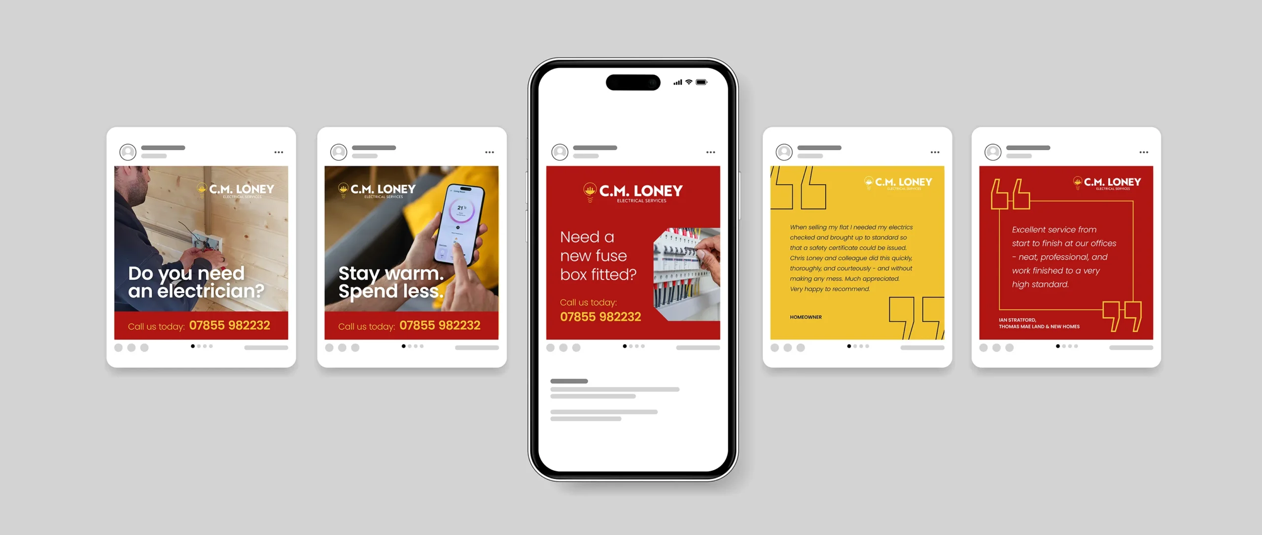 CM Loney Social Media