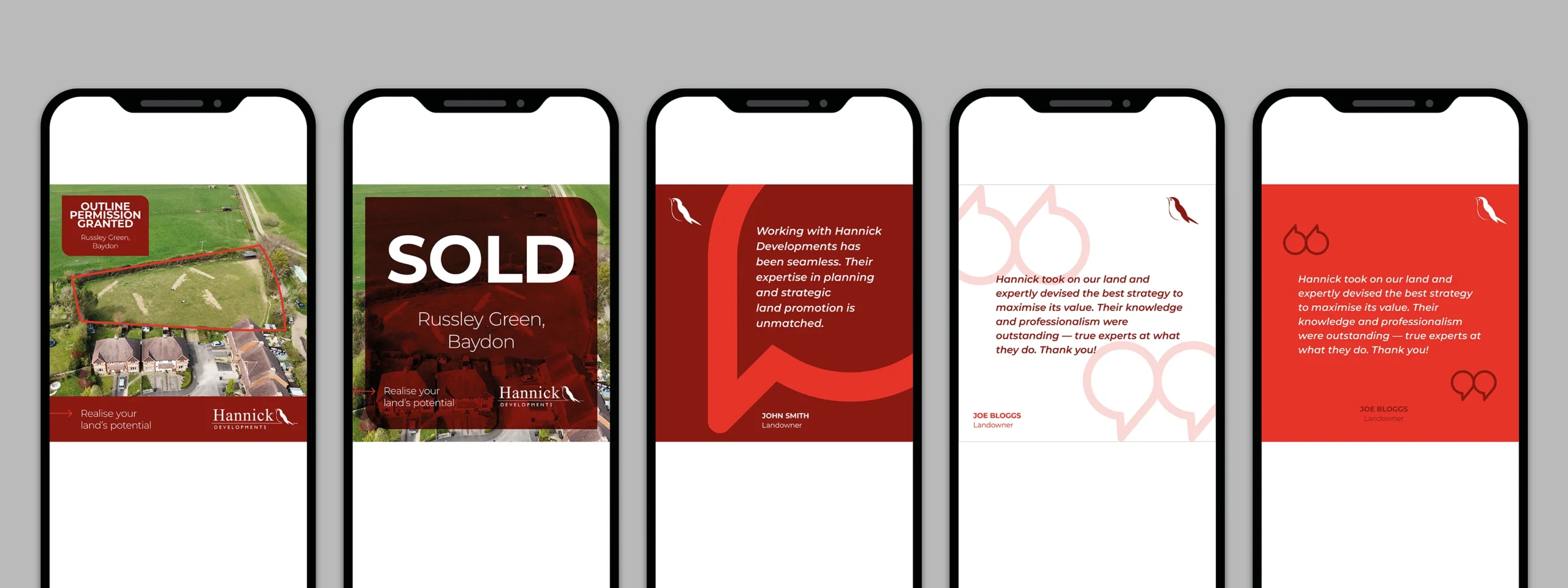 Hannick Social Media Graphics